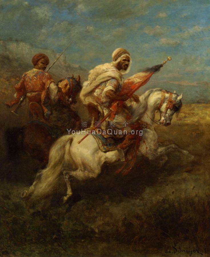 Scouts on the Lookout - 阿道夫·施赖尔